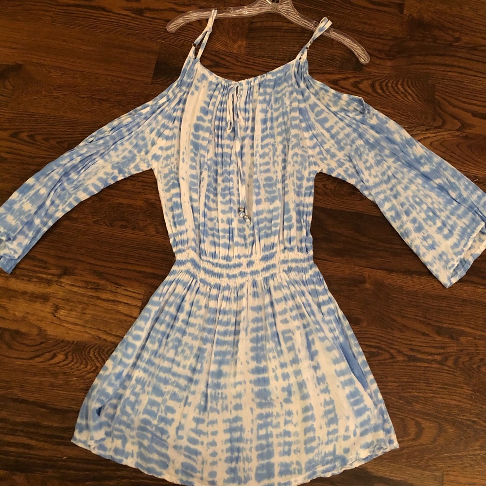 Tie dye mini dress